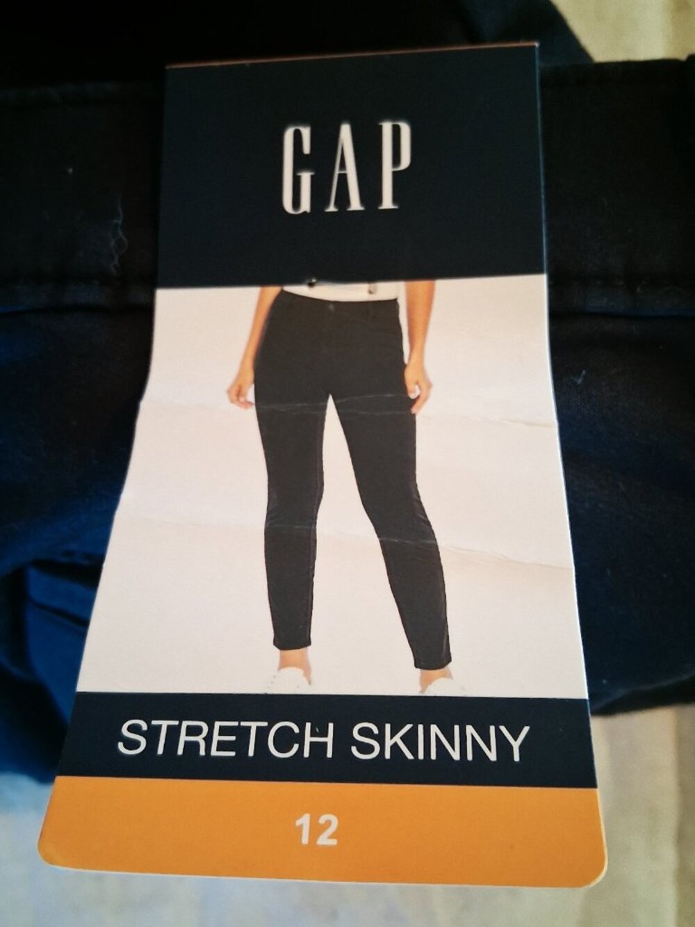 GAP Stretch Skinny Pants Black | Womens Size 12 | NWT MSRP $49.95